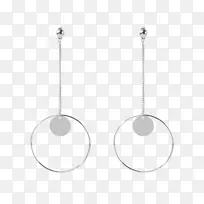 耳环体珠宝银链圈-空若网 耳环体珠宝银链圈-空若网