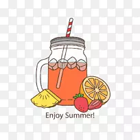 橙汁水果草莓汁新鲜果汁-空若网 橙汁水果草莓汁新鲜果汁-空若网