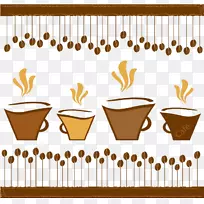 咖啡杯茶咖啡厅-咖啡创意插图-空若网 咖啡杯茶咖啡厅-咖啡创意插图-空若网