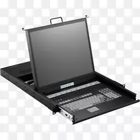 笔记本电脑键盘kvm开关19英寸机架-空若网 笔记本电脑键盘kvm开关19英寸机架-空若网