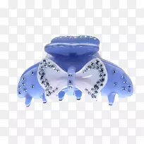 蓝色设计师卡佩利-蓝色钻石头发抓住发夹-空若网 蓝色设计师卡佩利-蓝色钻石头发抓住发夹-空若网