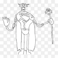 手指智人素描-骨骼王-空若网 手指智人素描-骨骼王-空若网