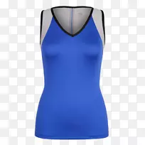 无袖衬衫钴蓝肩外套衬衫-空若网 无袖衬衫钴蓝肩外套衬衫-空若网