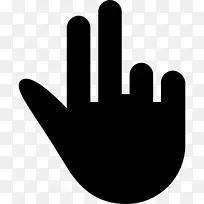 高五手指图标-空若网 高五手指图标-空若网