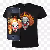 T恤小丑袖子字体-t恤3D-空若网 T恤小丑袖子字体-t恤3D-空若网