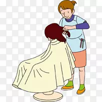 插图-卡通插画家做头发-空若网 插图-卡通插画家做头发-空若网