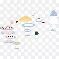 材料剪贴画-茶话会-空若网 材料剪贴画-茶话会-空若网