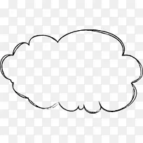 手绘卡通云-空若网 手绘卡通云-空若网