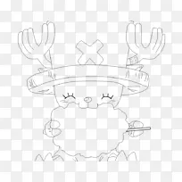 线条艺术白色剪贴画鼻子-空若网 线条艺术白色剪贴画鼻子-空若网