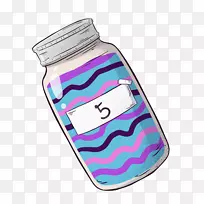 海报插图-彩色瓶子-空若网 海报插图-彩色瓶子-空若网