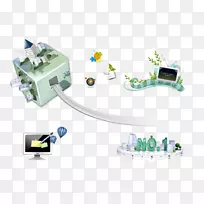 Adobe插画-科技城-空若网 Adobe插画-科技城-空若网