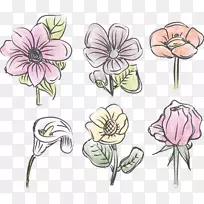 切花下载花纹手绘花卉材料-空若网 切花下载花纹手绘花卉材料-空若网