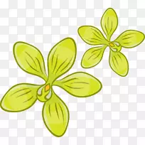 剪贴画.绿色花卉图案-空若网 剪贴画.绿色花卉图案-空若网