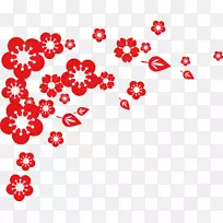 农历新年生肖猴红白脸花装饰-空若网 农历新年生肖猴红白脸花装饰-空若网