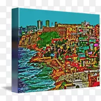 旧圣胡安油画艺术画布-空若网 旧圣胡安油画艺术画布-空若网