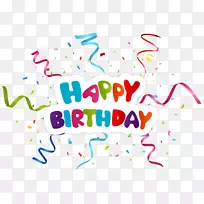 贺卡生日插画-快乐-空若网 贺卡生日插画-快乐-空若网