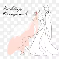 婚礼邀请新娘画-快乐婚礼-空若网 婚礼邀请新娘画-快乐婚礼-空若网