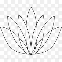 埃及莲画插花艺术.莲花轮廓-空若网 埃及莲画插花艺术.莲花轮廓-空若网