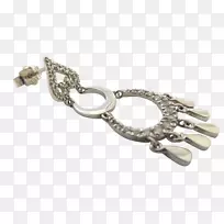 手镯银项链珠宝链-银-空若网 手镯银项链珠宝链-银-空若网