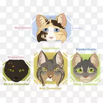 胡须小猫鼻子卡通小猫-空若网 胡须小猫鼻子卡通小猫-空若网