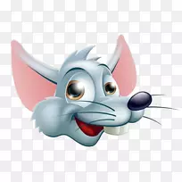 鼠王-免费剪贴画-卡通鼠标头材料-空若网 鼠王-免费剪贴画-卡通鼠标头材料-空若网