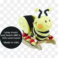 毛绒动物和可爱的玩具昆虫蜜蜂罗卡比-昆虫-空若网 毛绒动物和可爱的玩具昆虫蜜蜂罗卡比-昆虫-空若网