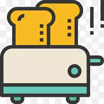 电脑图标烤面包夹艺术厨房-空若网 电脑图标烤面包夹艺术厨房-空若网