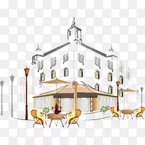 咖啡杯咖啡厅巴黎咖啡厅-手绘街头咖啡-空若网 咖啡杯咖啡厅巴黎咖啡厅-手绘街头咖啡-空若网