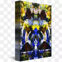 现代艺术绘画对称现代建筑-抽象思维-空若网 现代艺术绘画对称现代建筑-抽象思维-空若网