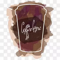 咖啡杯咖啡厅水彩画卡通咖啡-空若网 咖啡杯咖啡厅水彩画卡通咖啡-空若网