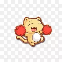 猫卡通-欢呼卡通猫-空若网 猫卡通-欢呼卡通猫-空若网