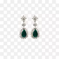 翡翠耳环绿宝石体首饰.翡翠-空若网 翡翠耳环绿宝石体首饰.翡翠-空若网