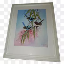 水彩画画框现代艺术绘画-空若网 水彩画画框现代艺术绘画-空若网