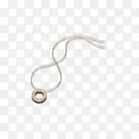 银项链体饰-银-空若网 银项链体饰-银-空若网