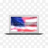 笔记本电脑监控多媒体显示广告.7月4日背景-空若网 笔记本电脑监控多媒体显示广告.7月4日背景-空若网