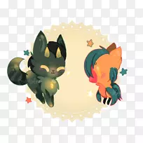 粉丝艺术食肉艺术卡通-绿色橙色-空若网 粉丝艺术食肉艺术卡通-绿色橙色-空若网