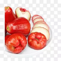 爪哇苹果草莓素食料理-桌上有蜡苹果-空若网 爪哇苹果草莓素食料理-桌上有蜡苹果-空若网