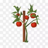 番茄剪贴画.颜色抽象苹果树-空若网 番茄剪贴画.颜色抽象苹果树-空若网