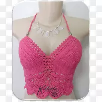 钩针管上衣吊领连衣裙-空若网 钩针管上衣吊领连衣裙-空若网