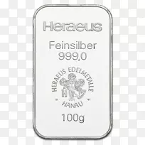 Heraeus金条金作投资-银PNG-空若网 Heraeus金条金作投资-银PNG-空若网
