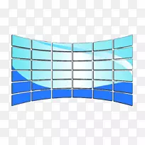 蓝色电视-蓝色手绘表现电视-空若网 蓝色电视-蓝色手绘表现电视-空若网