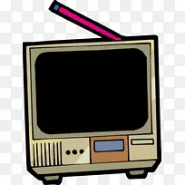电视剪辑艺术.手绘复古电视-空若网 电视剪辑艺术.手绘复古电视-空若网