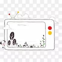 卡通电视.电视卡通手绘边框-空若网 卡通电视.电视卡通手绘边框-空若网