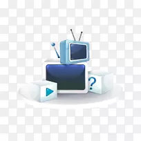 下载电视-两个电视纹理-空若网 下载电视-两个电视纹理-空若网