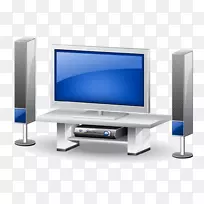 电视机手绘立体声电视机-空若网 电视机手绘立体声电视机-空若网