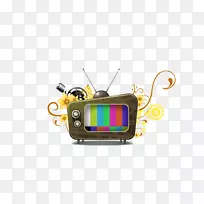 电视机彩电海报电视图案元素-空若网 电视机彩电海报电视图案元素-空若网