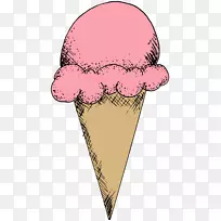 冰淇淋锥,卡通鼻子,粉红鼻子-空若网 冰淇淋锥,卡通鼻子,粉红鼻子-空若网
