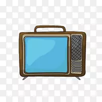 电视媚俗复古风格海报Zazzle手绘旧电视-空若网 电视媚俗复古风格海报Zazzle手绘旧电视-空若网