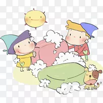 摄影剪贴画-手绘儿童-空若网 摄影剪贴画-手绘儿童-空若网