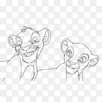 猫耳朵画手指素描猫-空若网 猫耳朵画手指素描猫-空若网